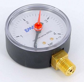 Манометр рад. 63/4(1/4" 4 бар) EMMETI